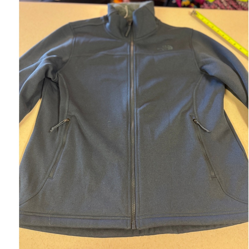 The North Face Shelbe Raschel Fleece Lined Softshell Jacket Blue Womens Large